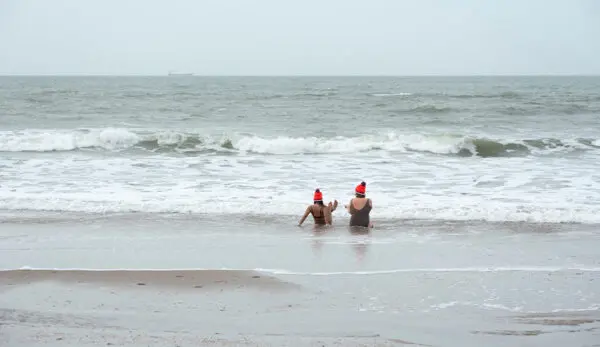 lente zwemmen noordzee