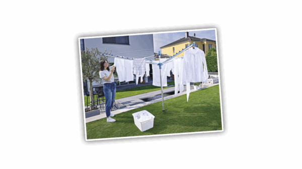 WIN! Een Leifheit Linomatic 400 Easy droogmolen t.w.v. € 134,99.