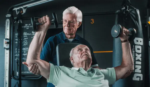sportende man