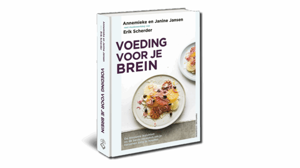 Leer hoe u uw hersenen jong houdt met Voeding voor je brein, geschreven door de zussen Jansen in samenwerking met hoogleraar Erik Scherder.