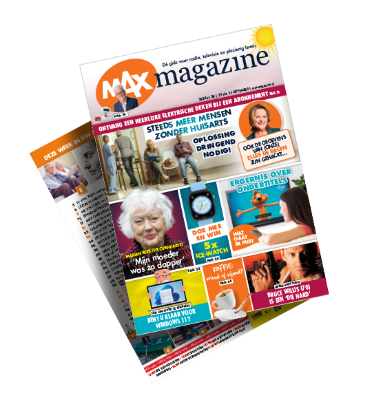 Cover Max Magazine editie 38 en Jan Slagter