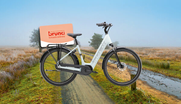 Afbeelding van een fiets en een bruna bon
