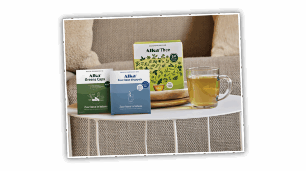 Volgens Alka is verzuring de oorzaak van veroudering. Het Alka Zuur-base Starterspakket (druppels, thee, capsules) helpt het lichaam te ontzuren. Maak kans op het pakket!