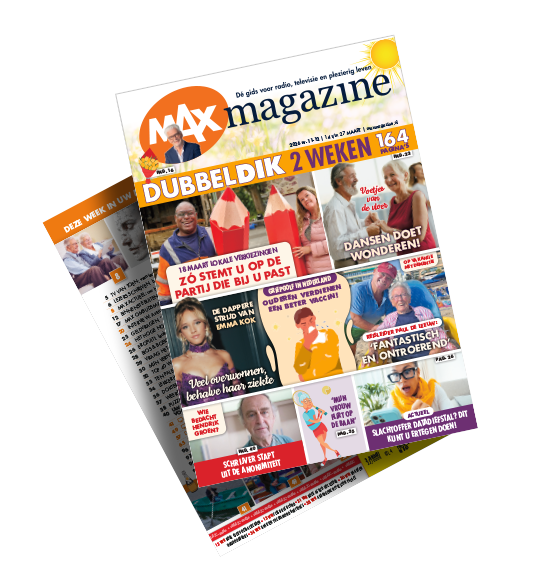 Cover Max Magazine editie 11 en 12 Jan Slagter