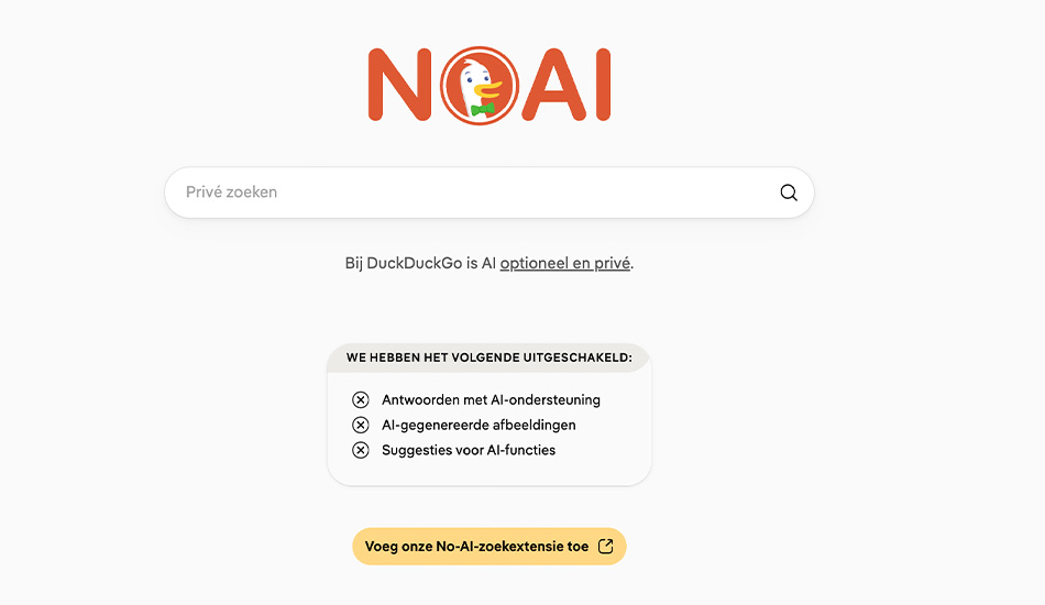 noai zoekmachine